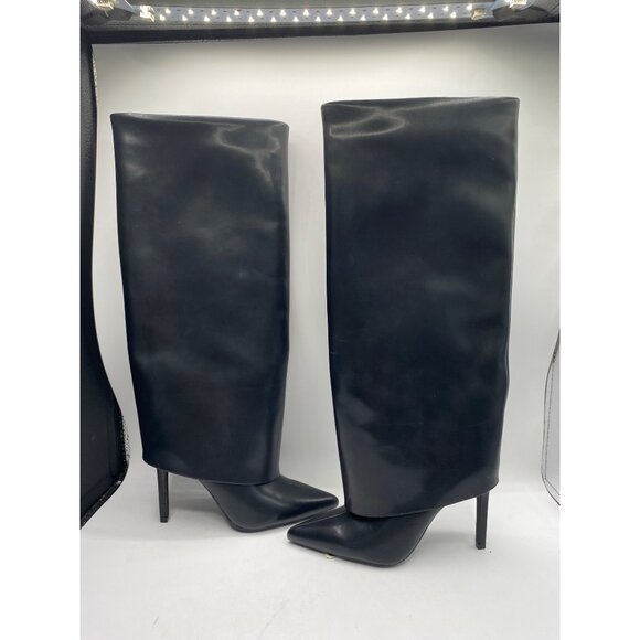 I.N.C. International Concepts Women's Black Skylar Knee High Boots Size 5M NWOB - Picture 1 of 4